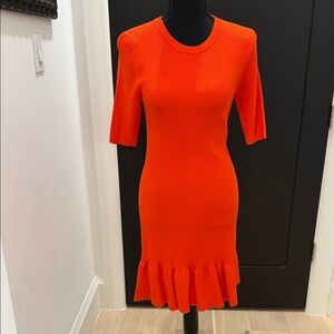 A.L.C. Bright Orange Mini Dress